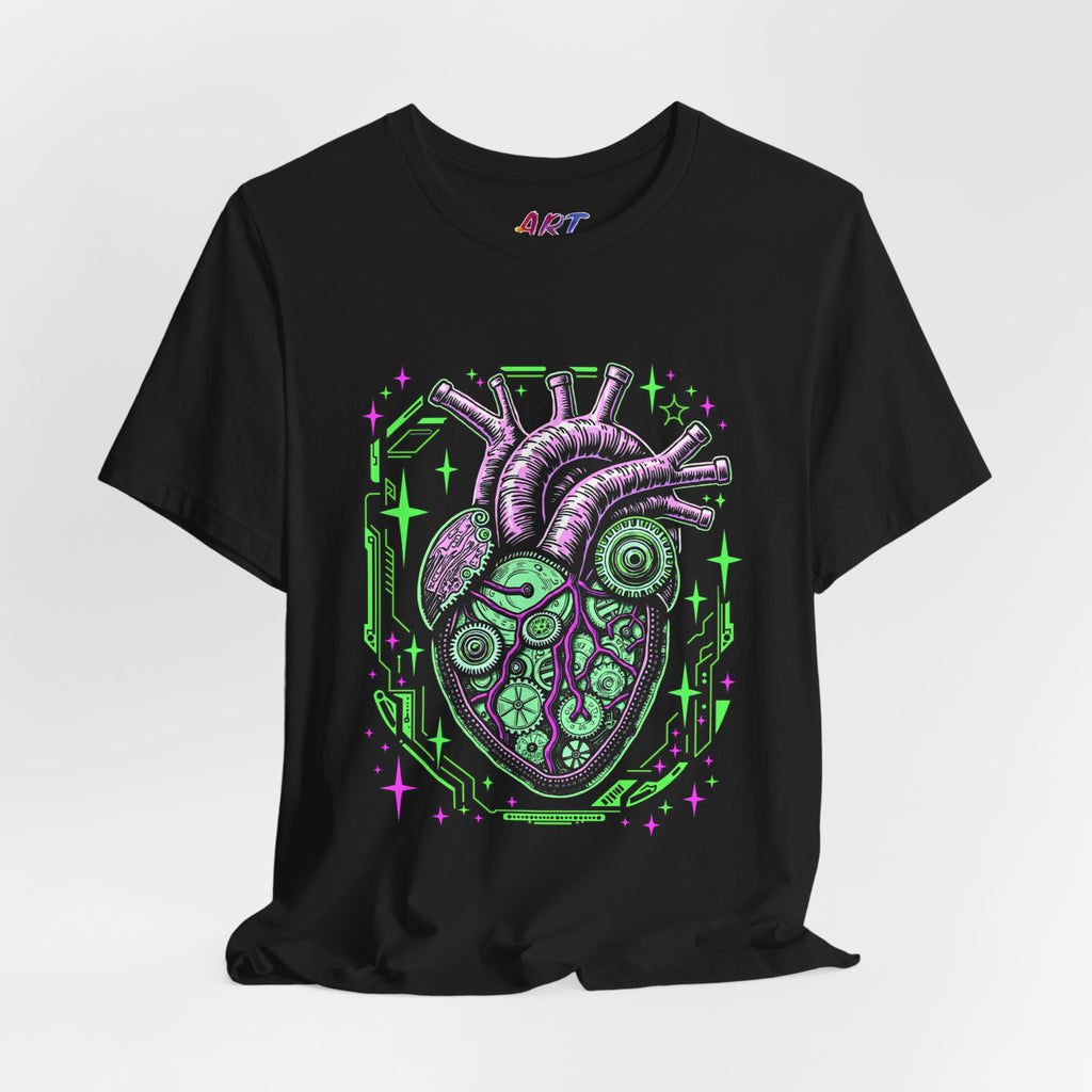 Cyberpunk Mechanical Heart T-Shirt