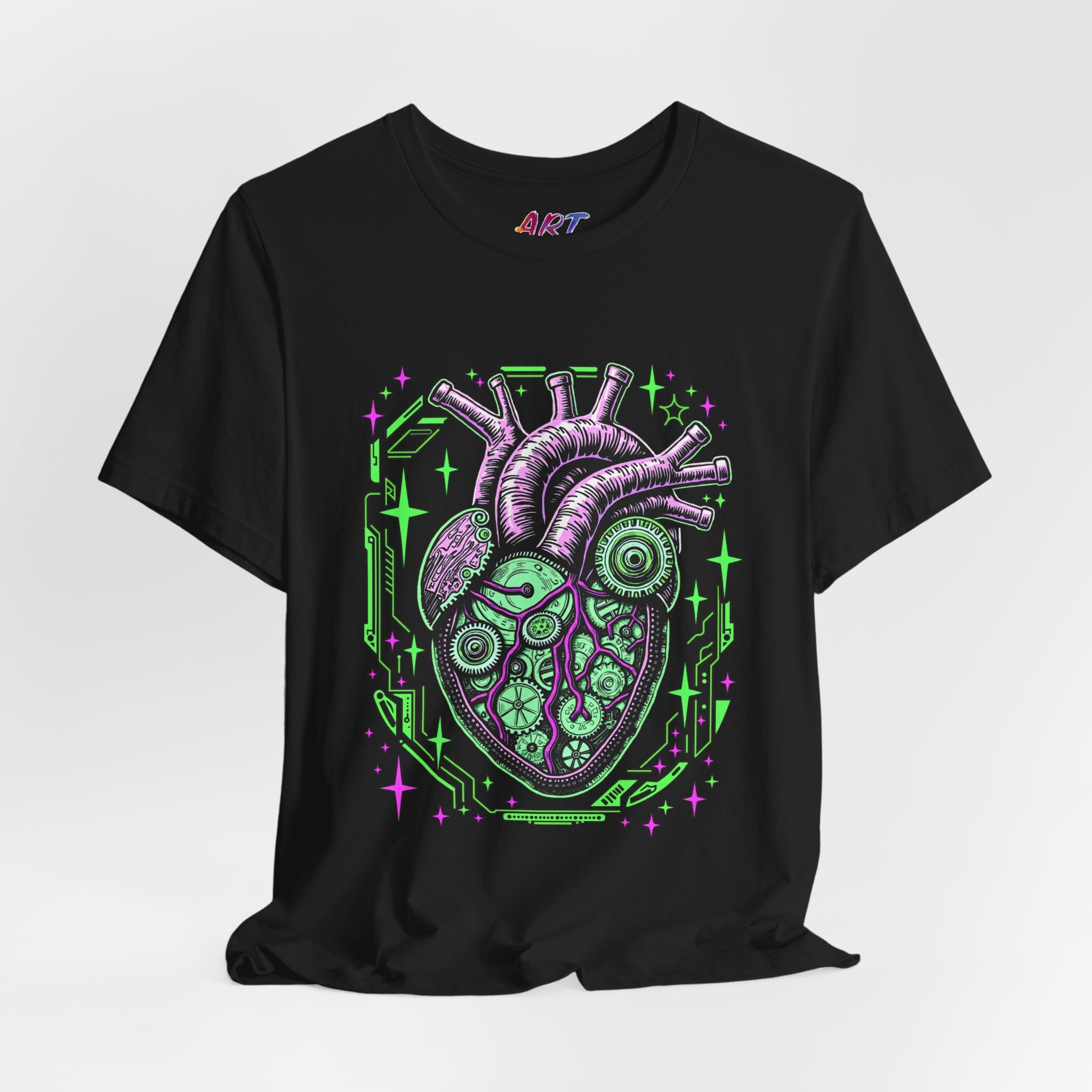 Cyberpunk Mechanical Heart T-Shirt