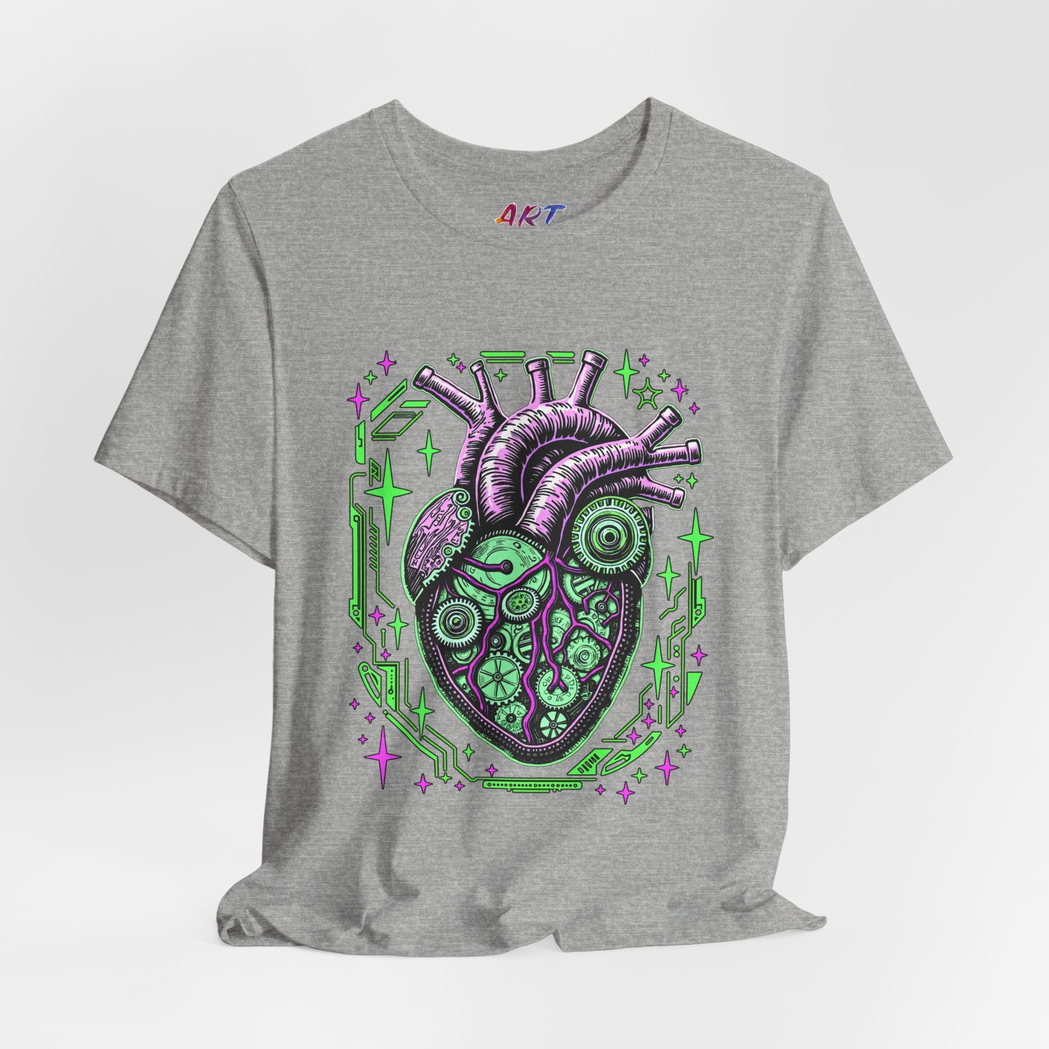 Cyberpunk Mechanical Heart T-Shirt