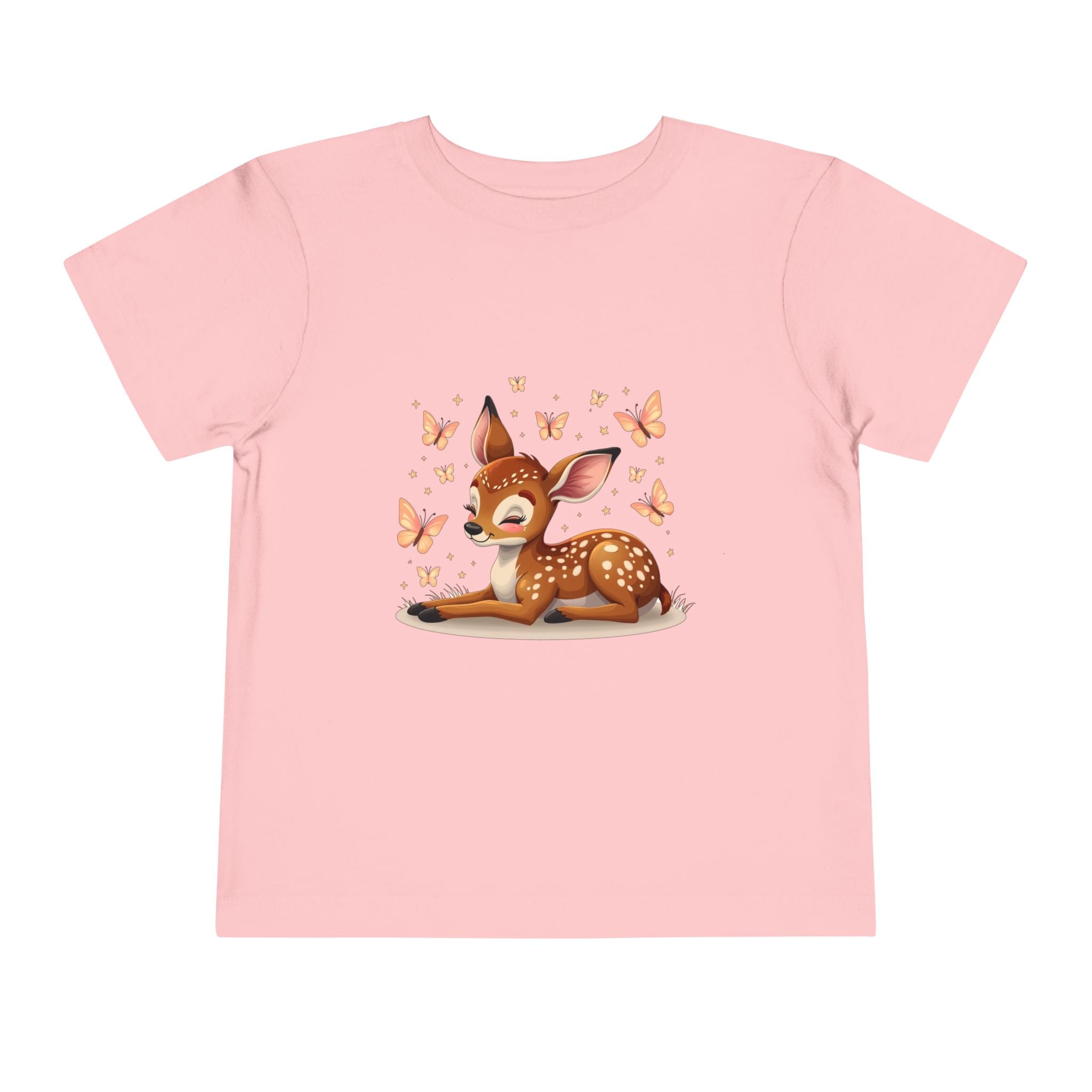 Cute Woodland Fawn Kids T-Shirt
