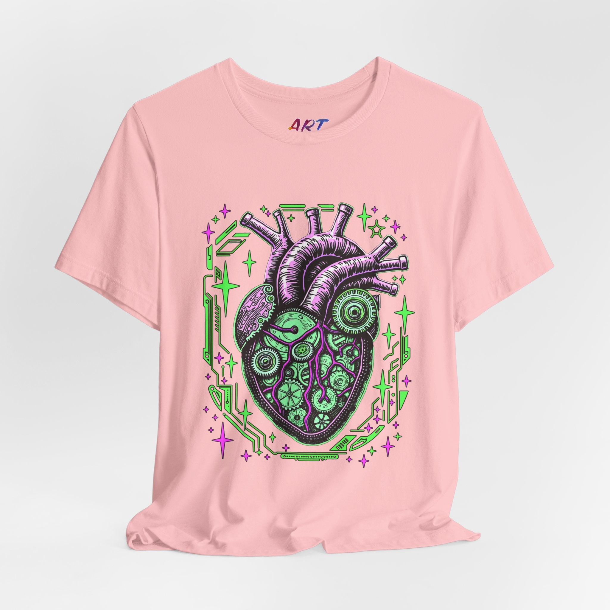 Cyberpunk Mechanical Heart T-Shirt