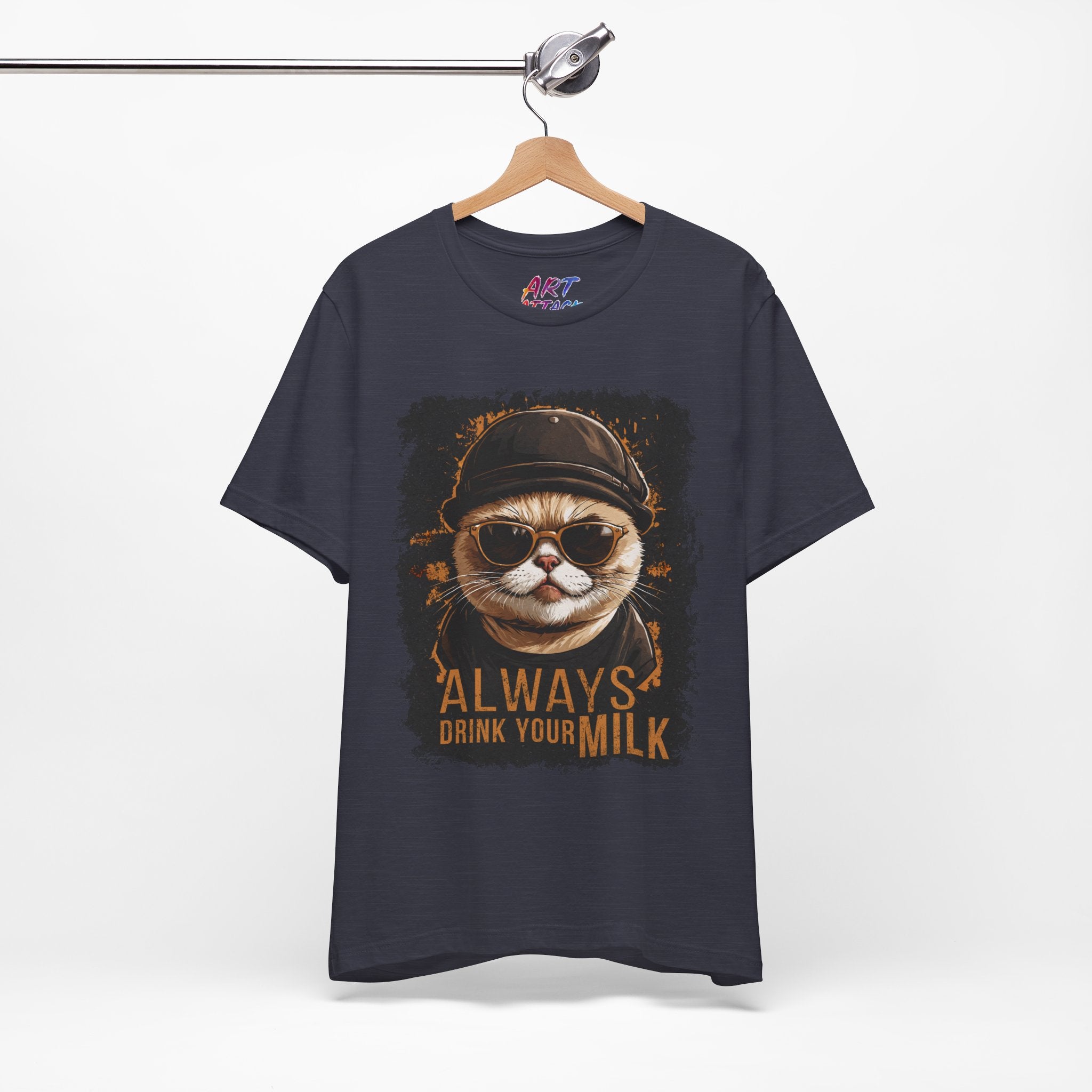 Leon Cat - Always Drink Your Milk T-Shirt