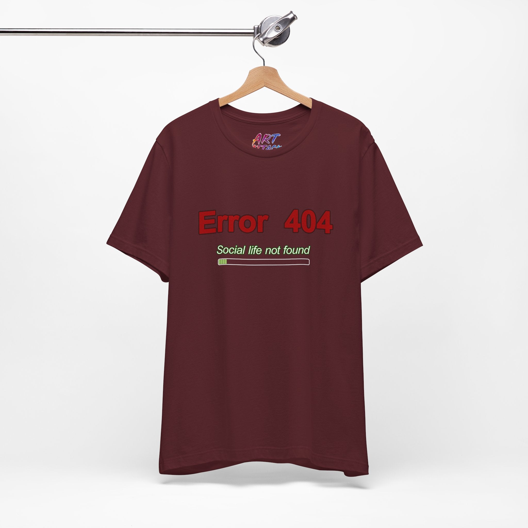 Error 404 - Social Life Not Found T-Shirt