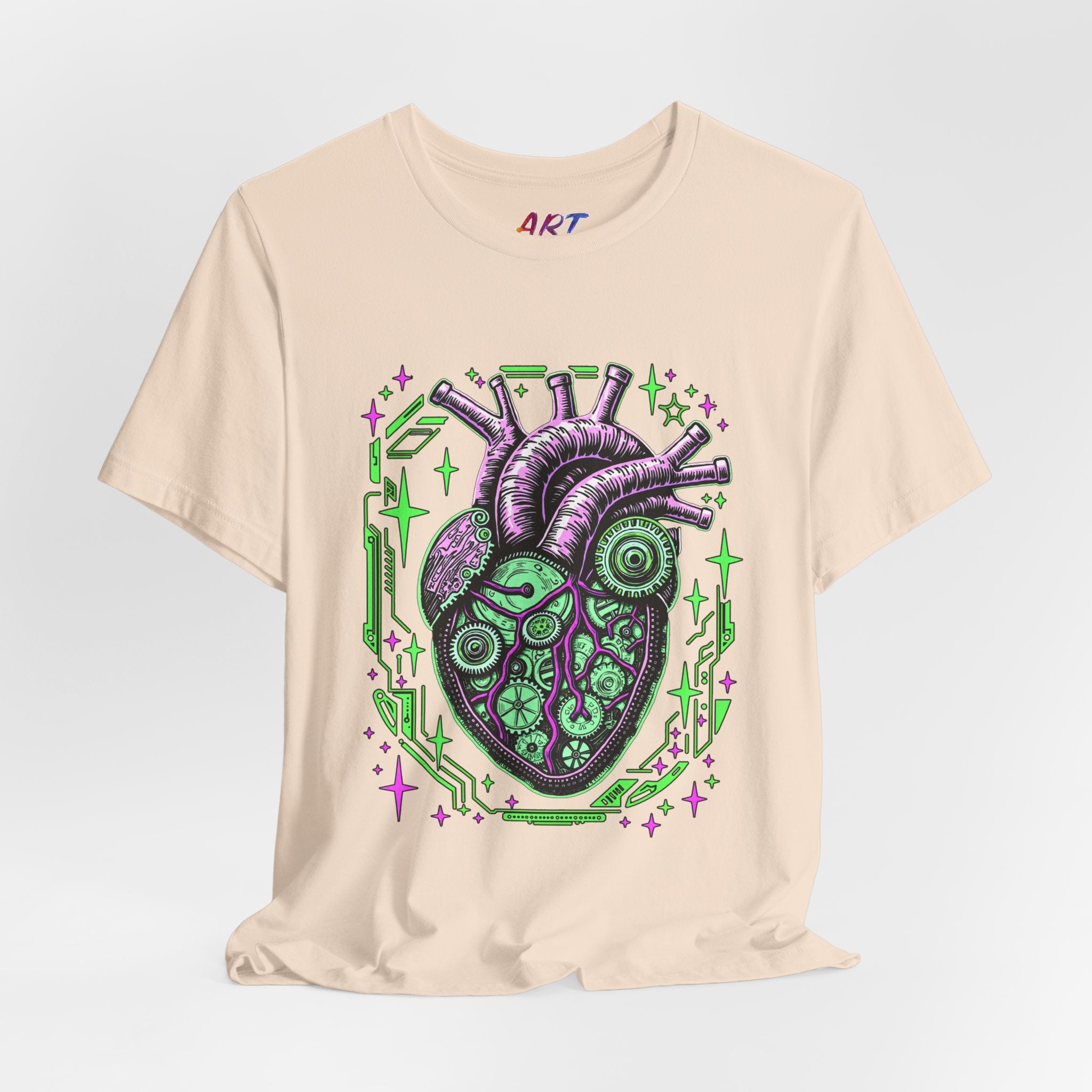 Cyberpunk Mechanical Heart T-Shirt