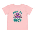 Cute Purple Octopus Sending Lots of Hugs Kids T-Shirt
