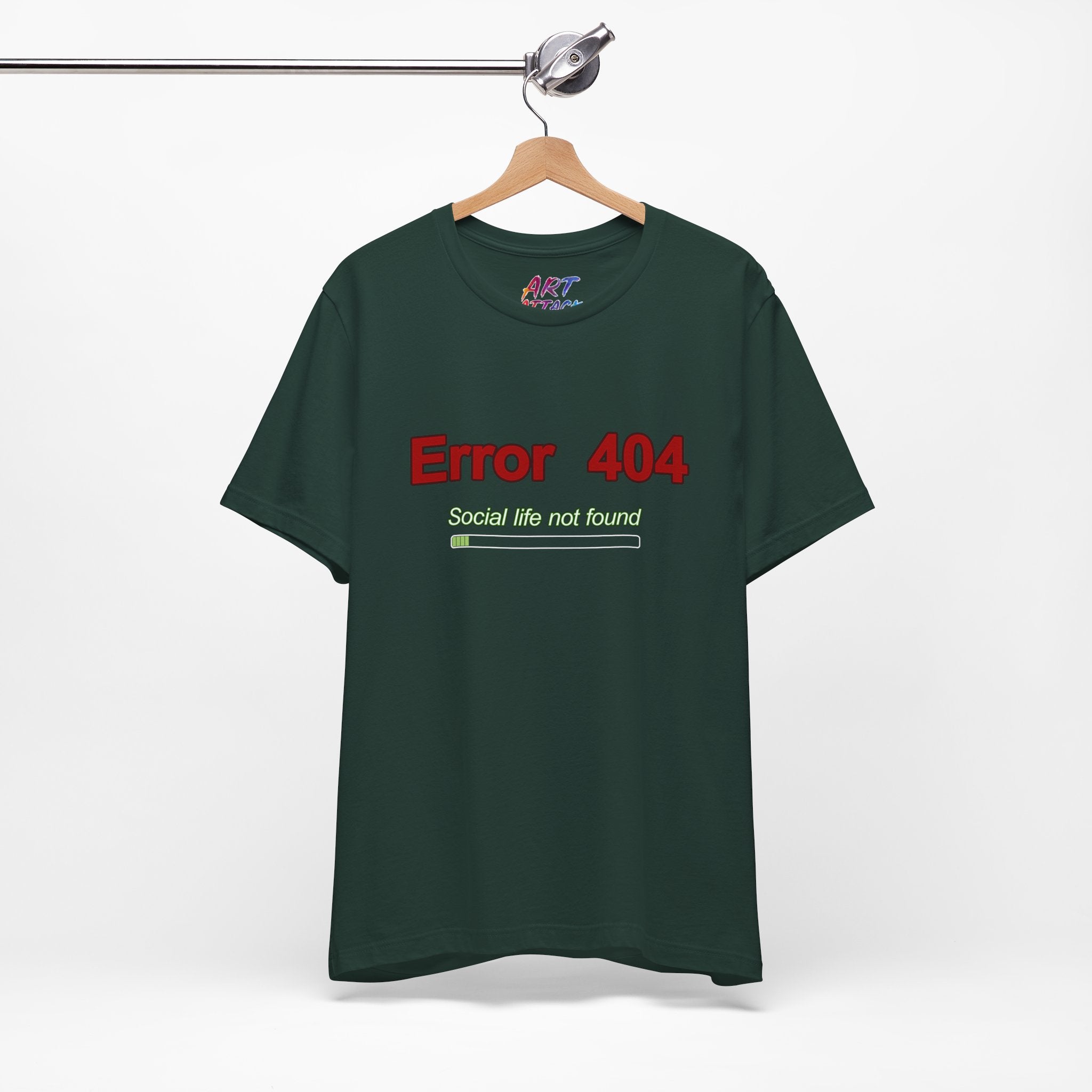 Error 404 - Social Life Not Found T-Shirt