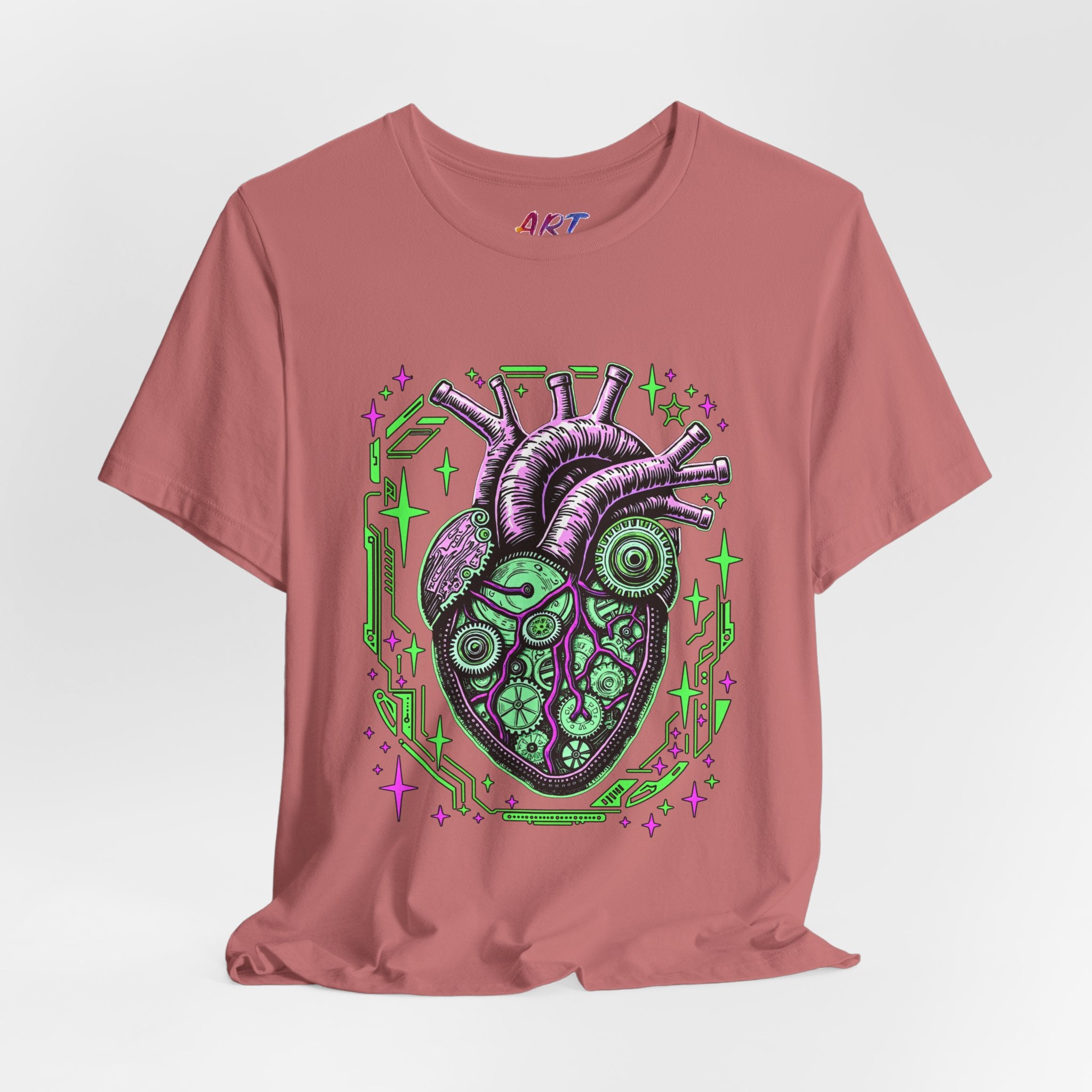 Cyberpunk Mechanical Heart T-Shirt