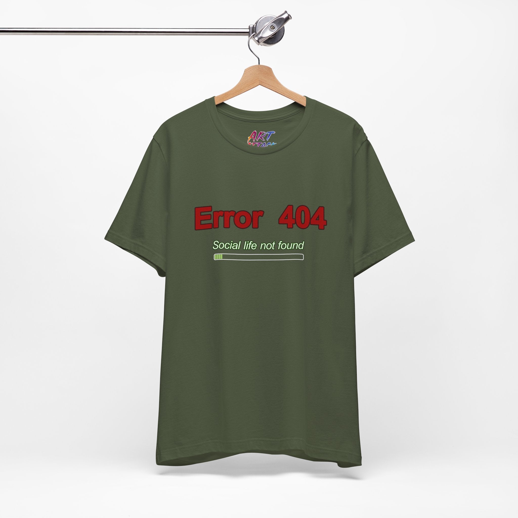 Error 404 - Social Life Not Found T-Shirt