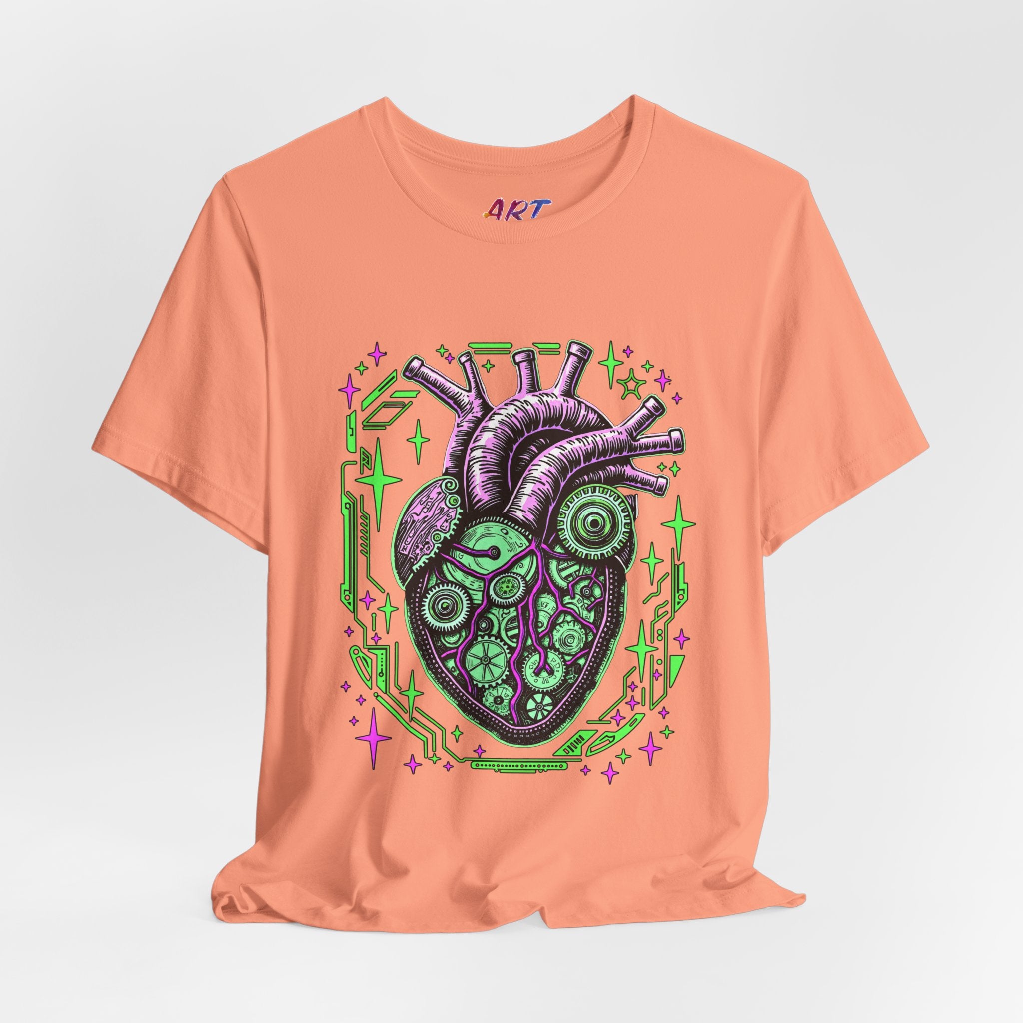 Cyberpunk Mechanical Heart T-Shirt