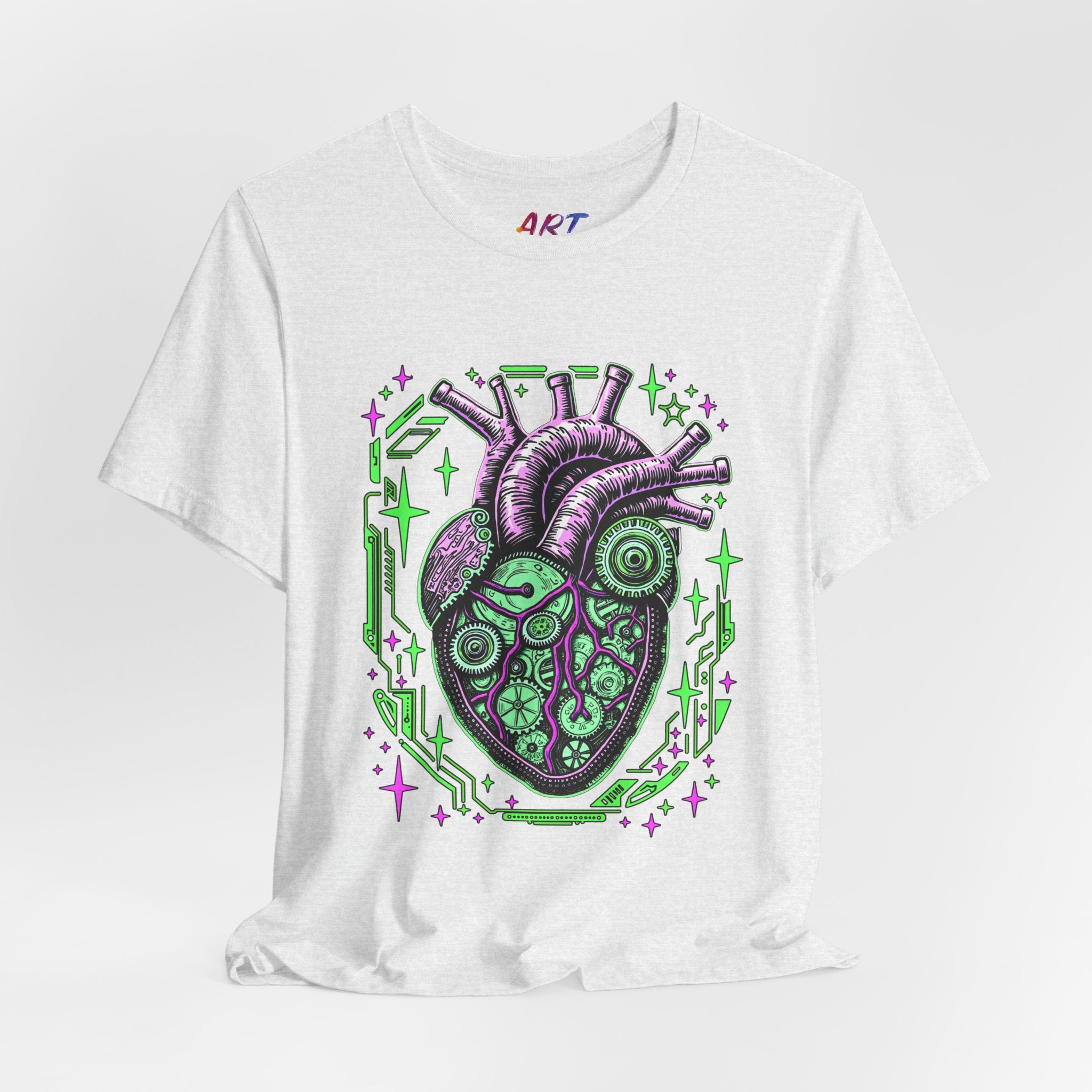 Cyberpunk Mechanical Heart T-Shirt