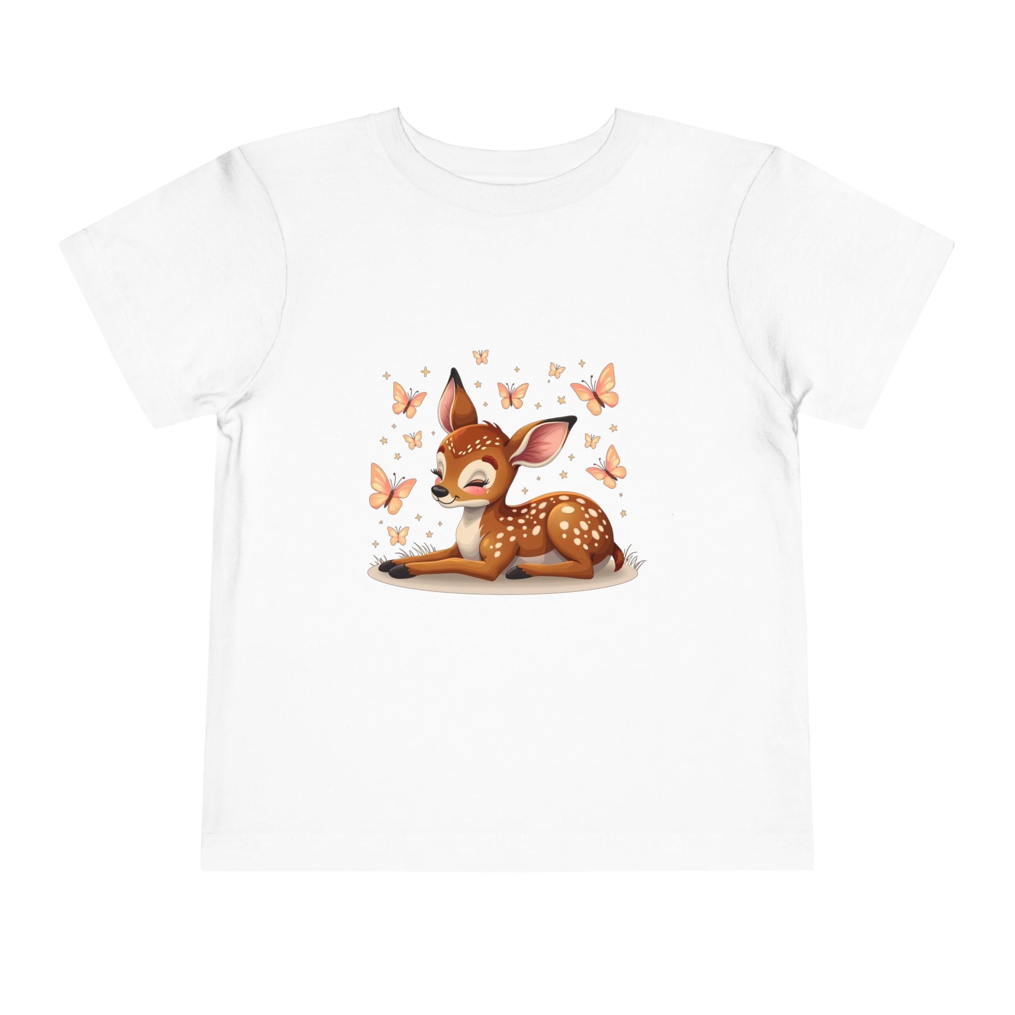 Cute Woodland Fawn Kids T-Shirt