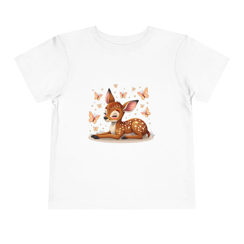 Cute Woodland Fawn Kids T-Shirt