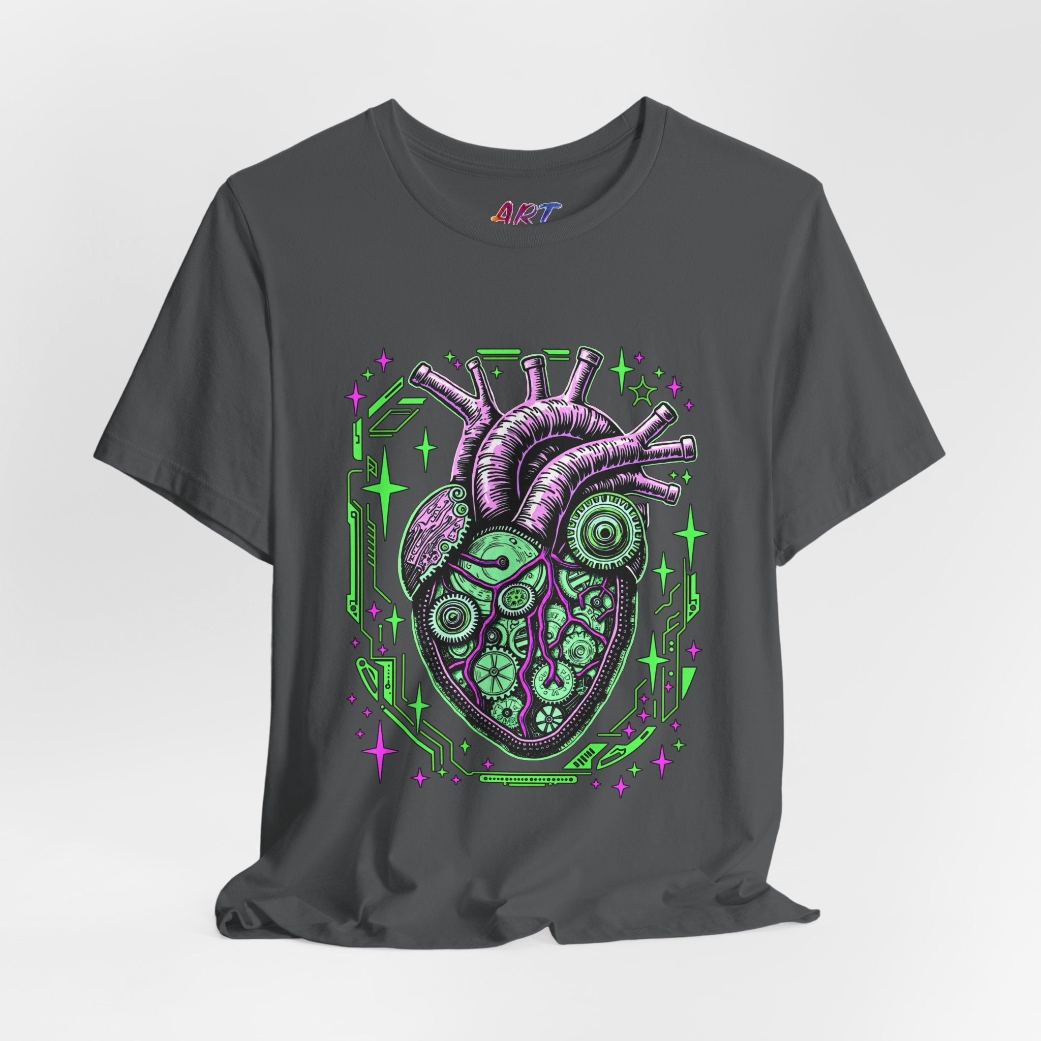 Cyberpunk Mechanical Heart T-Shirt