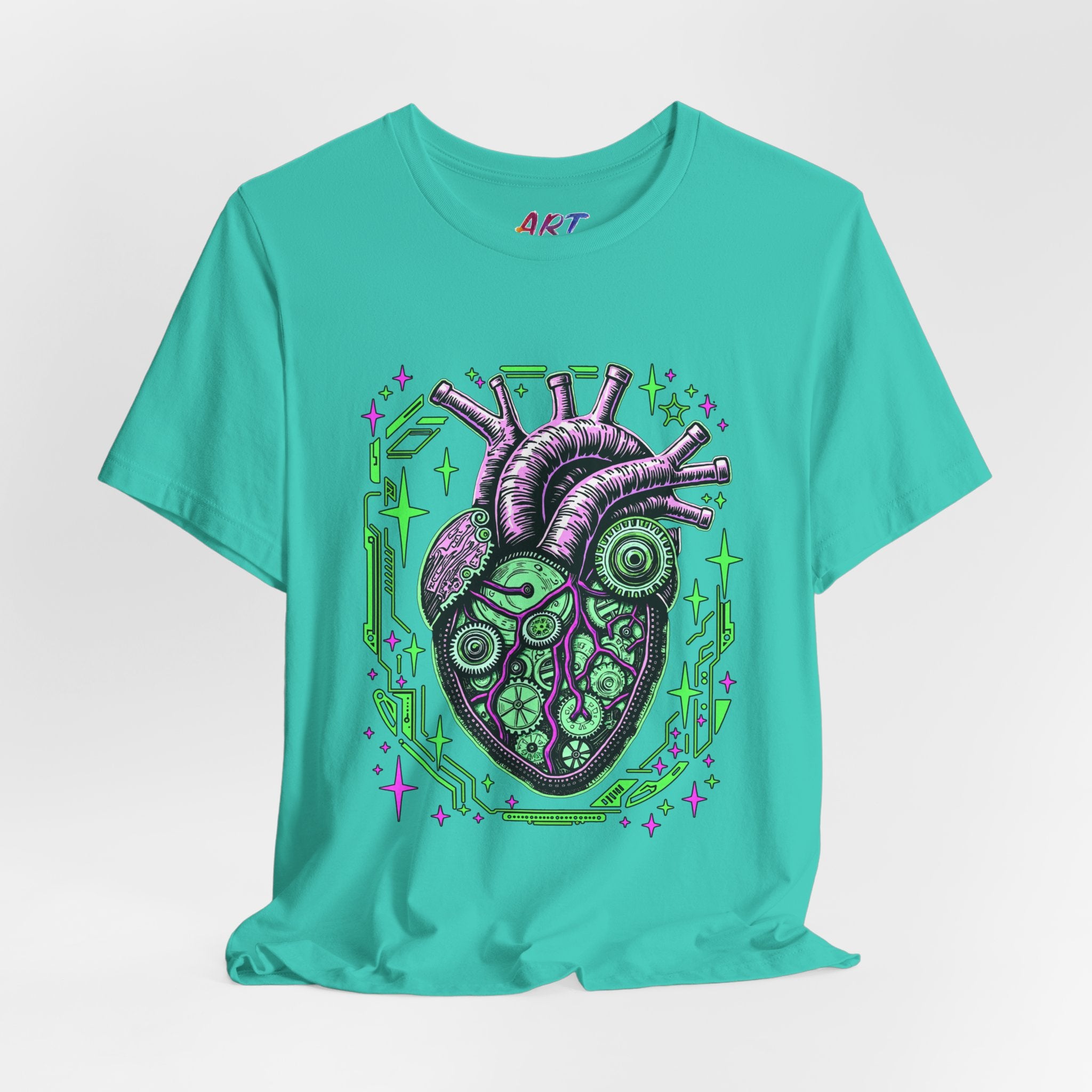 Cyberpunk Mechanical Heart T-Shirt