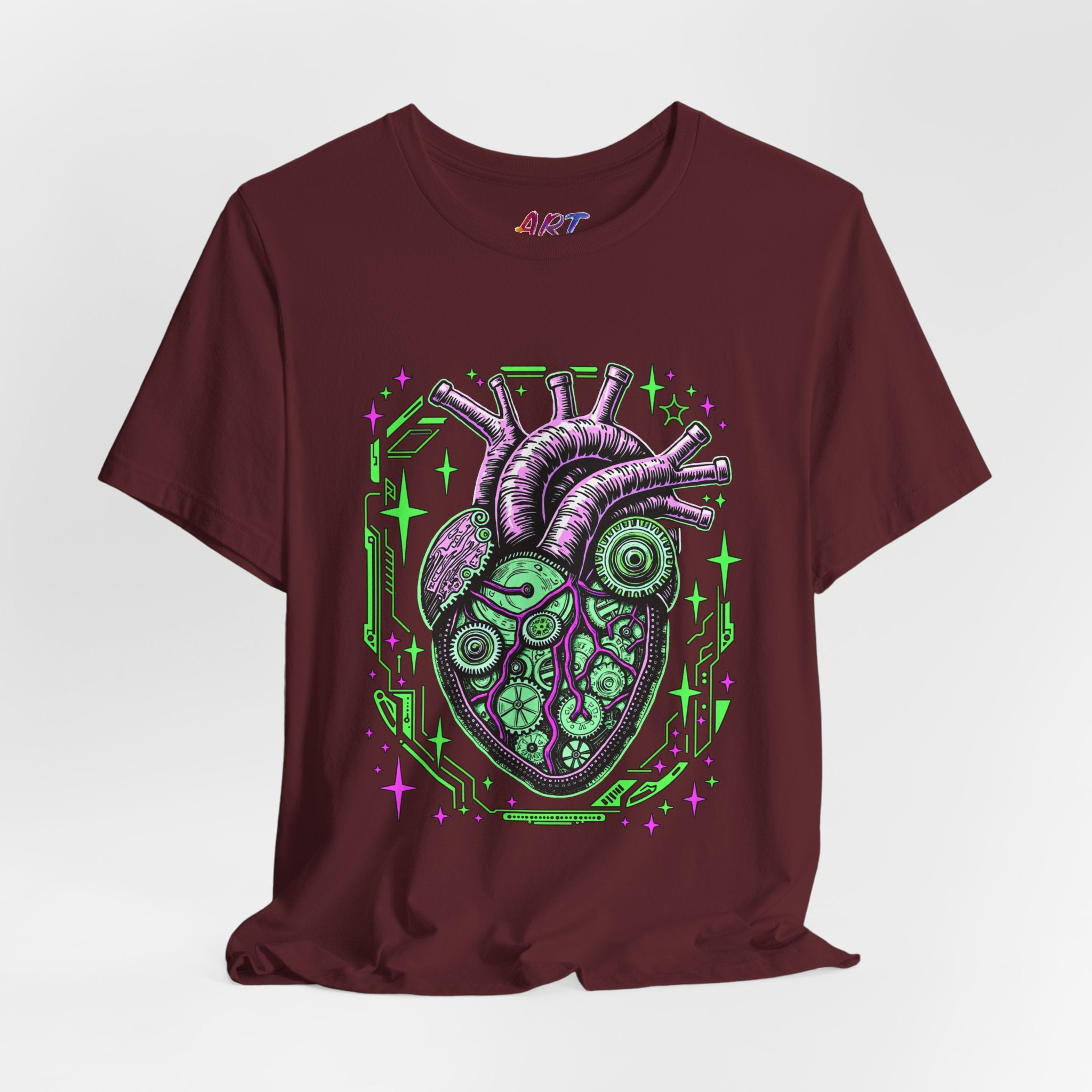Cyberpunk Mechanical Heart T-Shirt