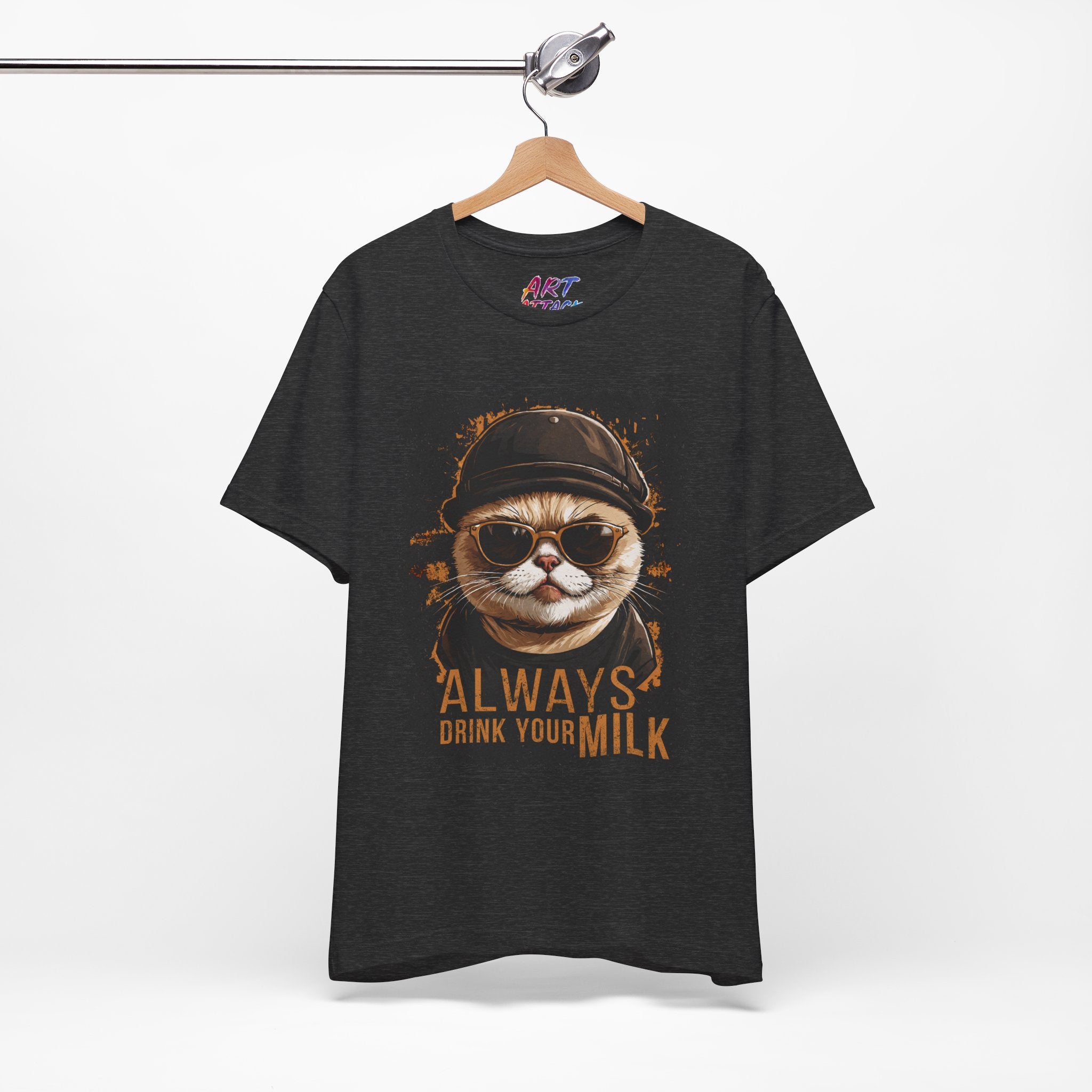 Leon Cat - Always Drink Your Milk T-Shirt