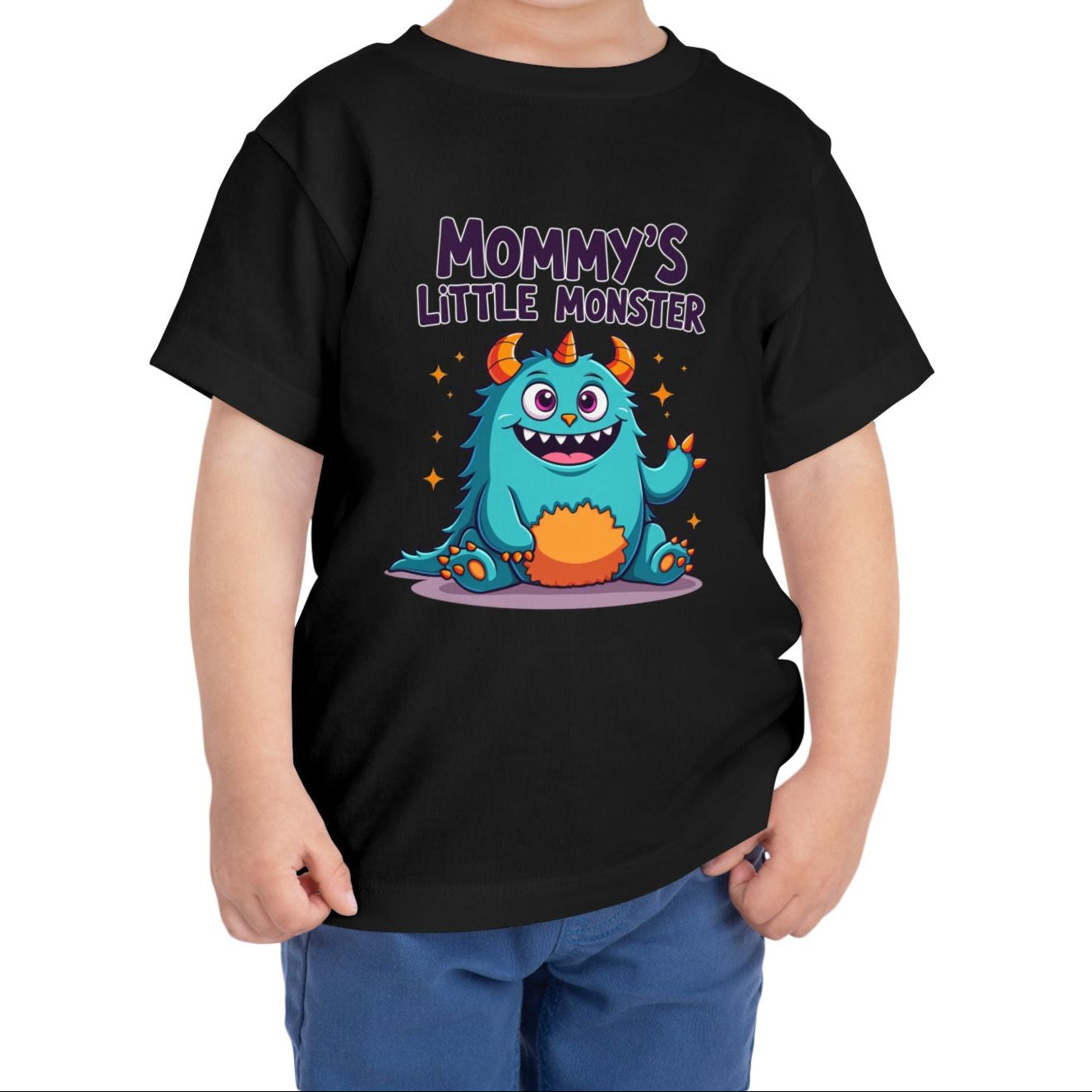 Mommy's Little Monster Kids T-Shirt