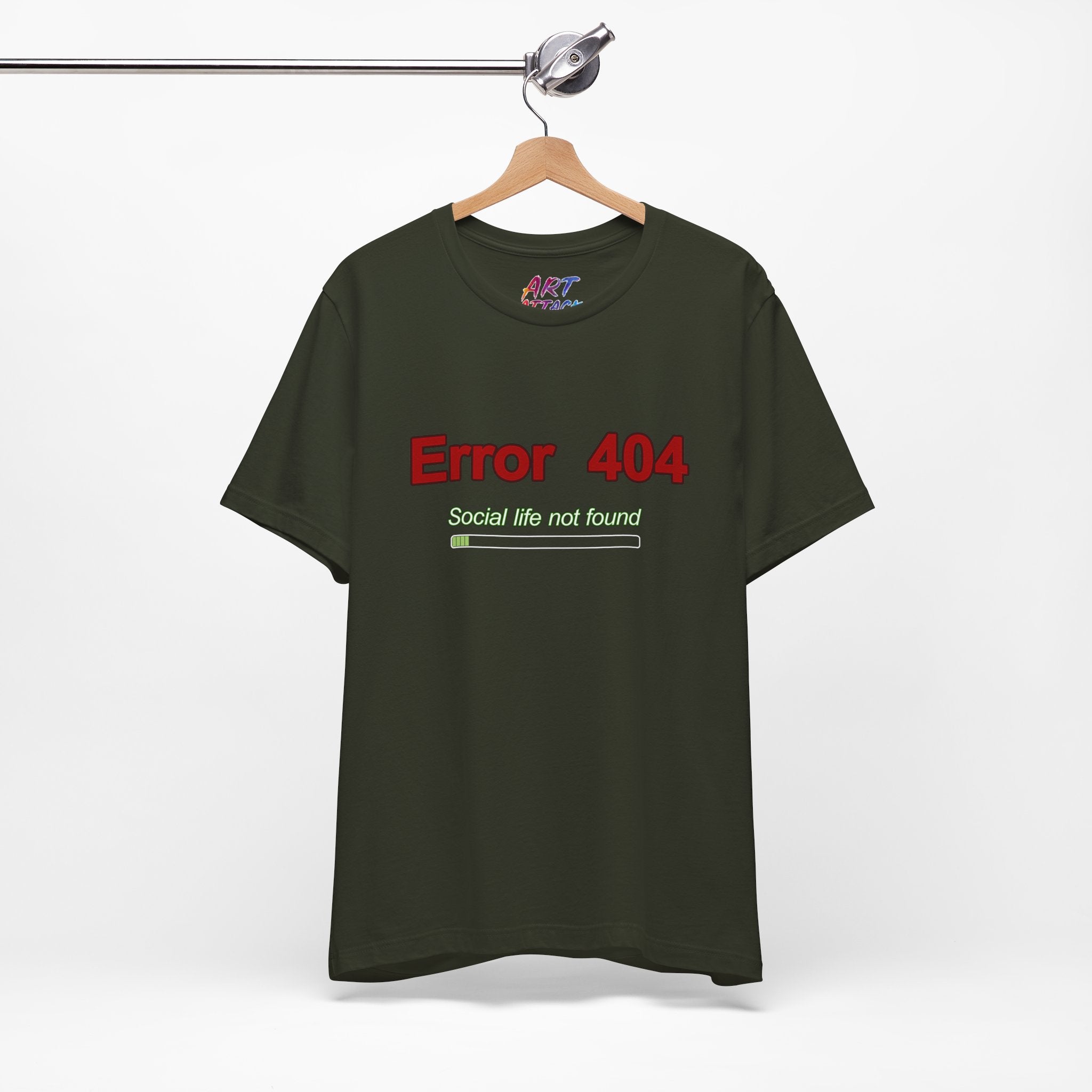 Error 404 - Social Life Not Found T-Shirt