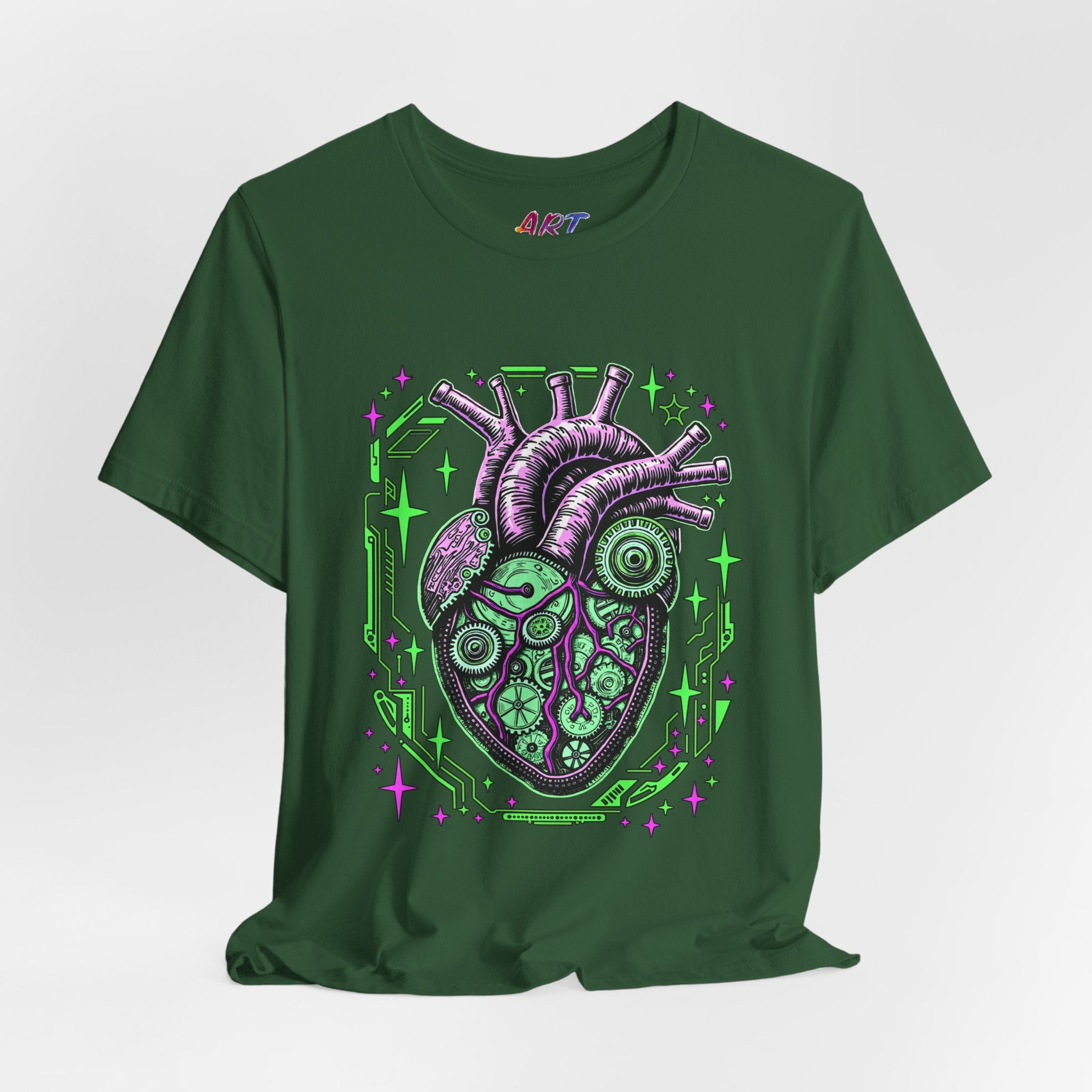 Cyberpunk Mechanical Heart T-Shirt