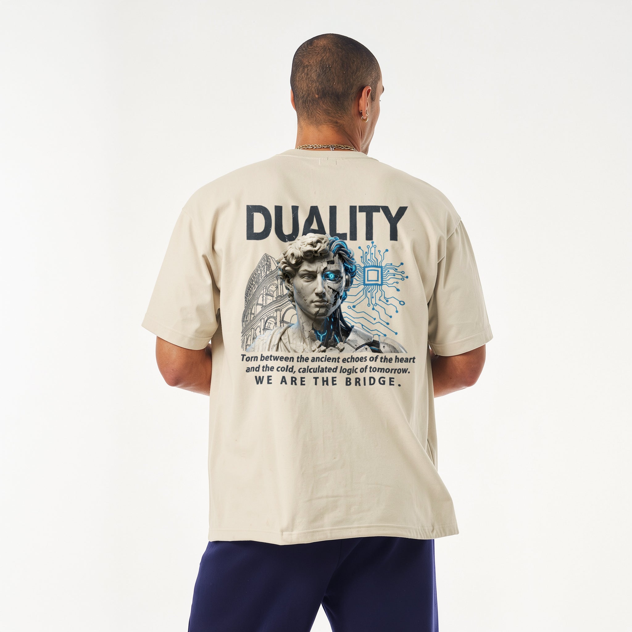 Duality Cyborg David Oversized T-Shirt