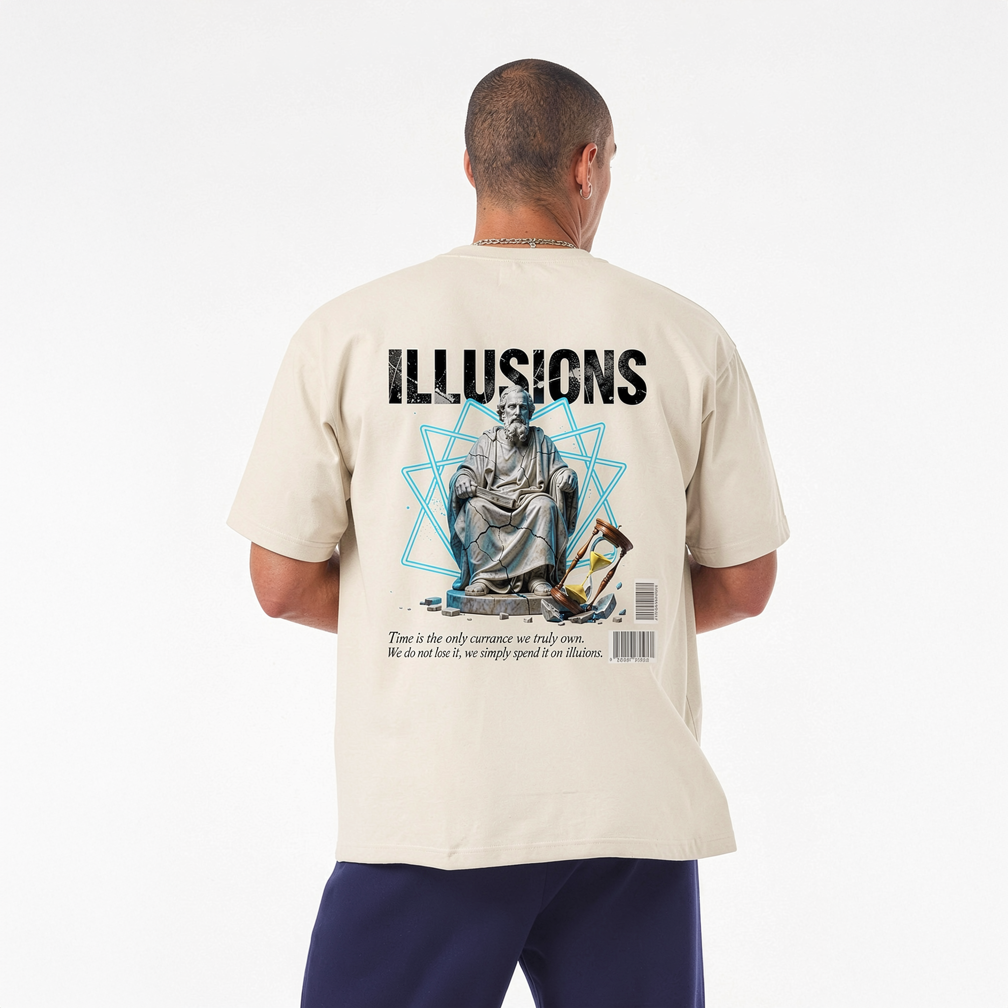 Illusions Oversized Graphic Tee