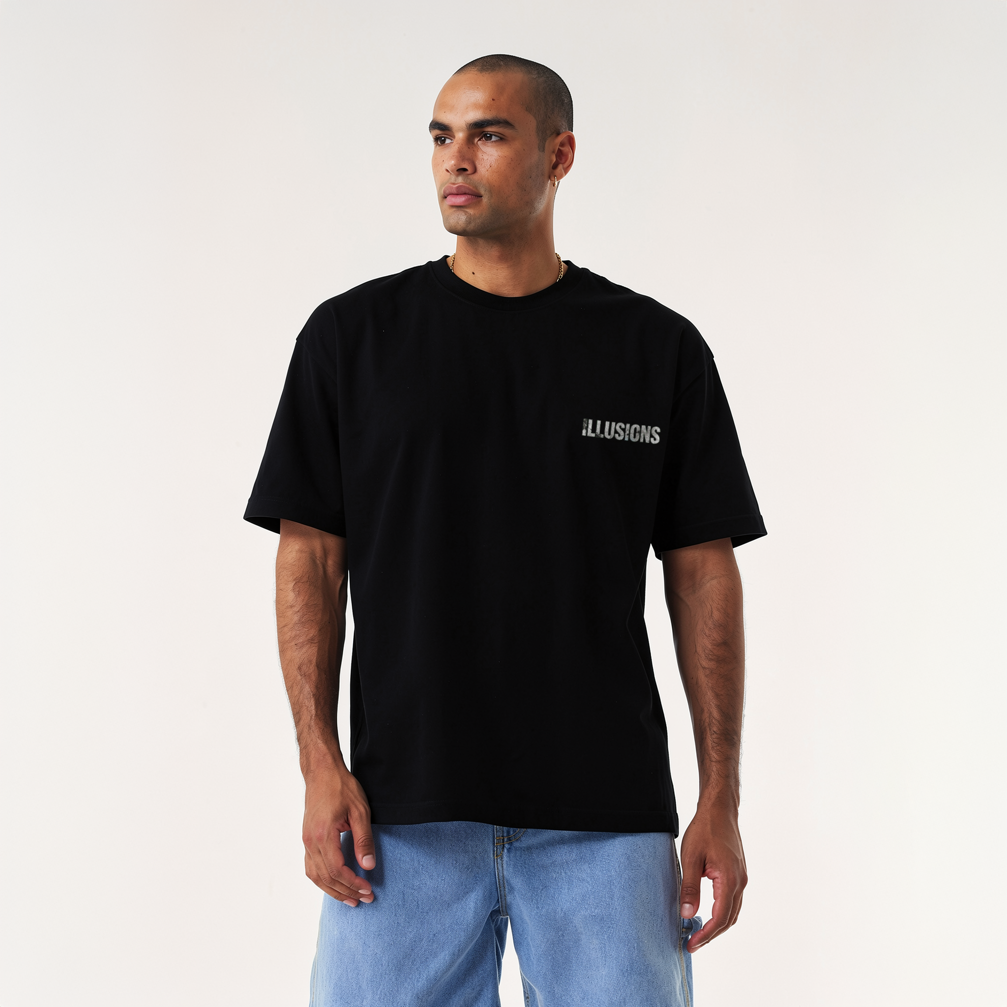 Illusions Oversized Graphic Tee