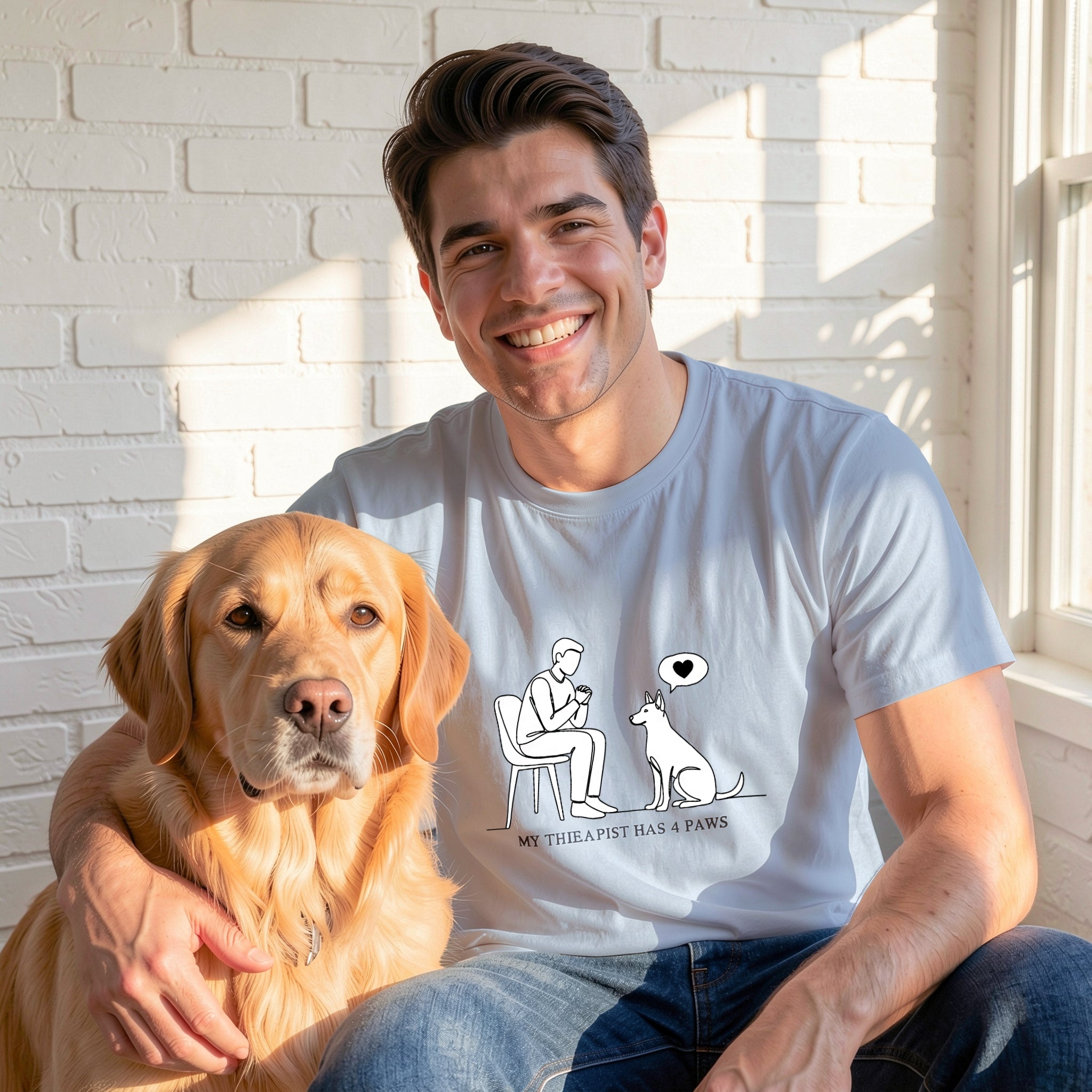 My Therapist Has 4 Paws T-Shirt