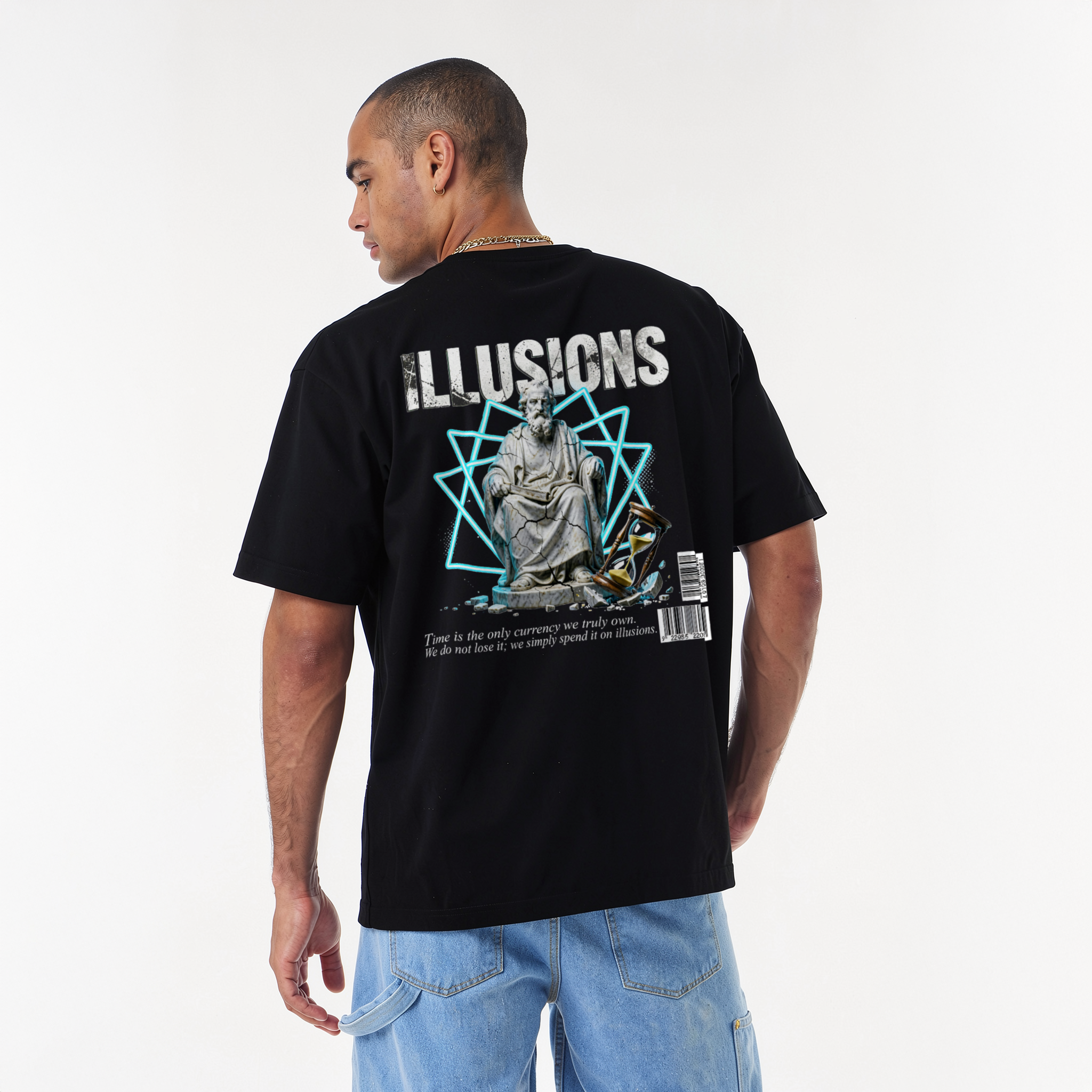 Illusions Oversized Graphic Tee