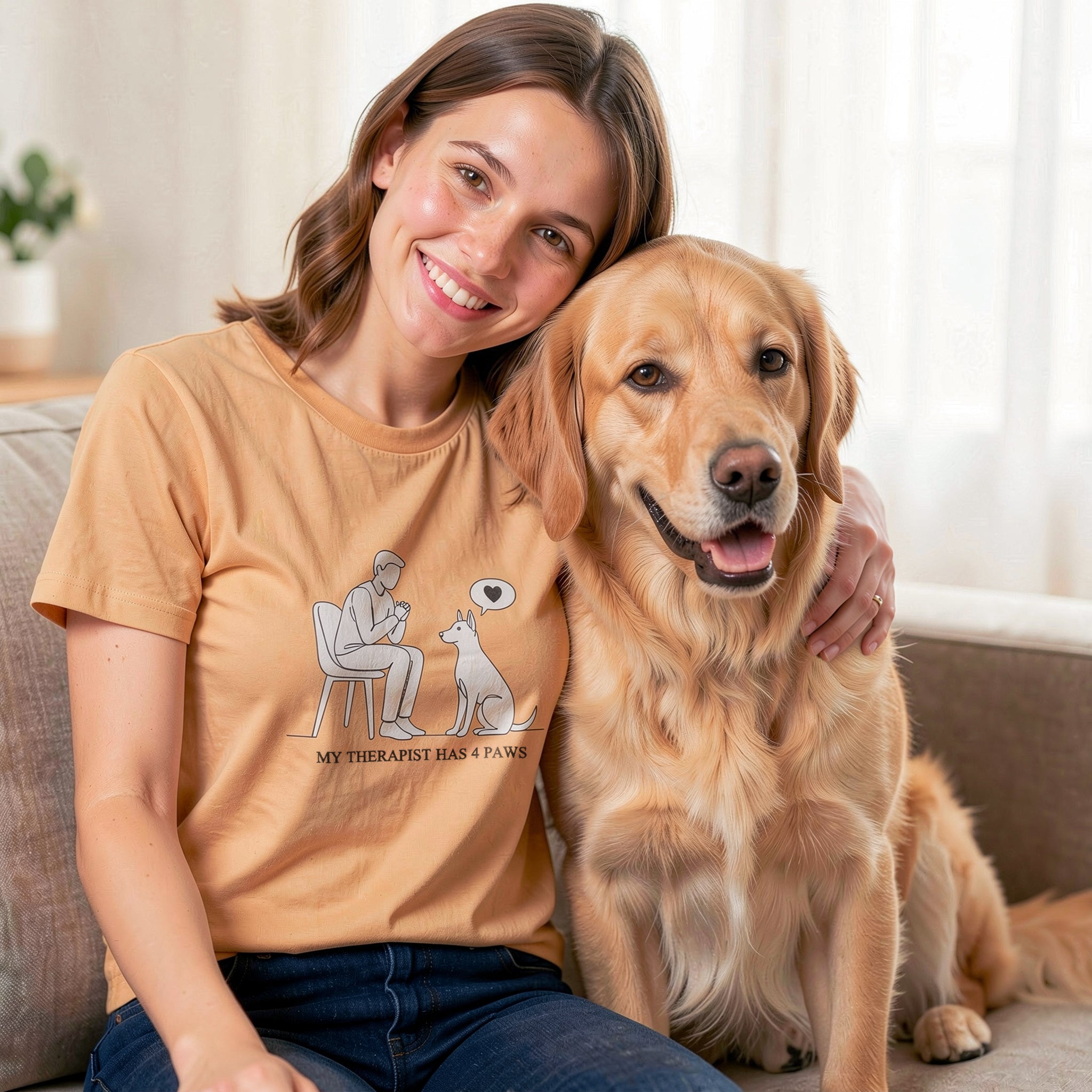 My Therapist Has 4 Paws T-Shirt