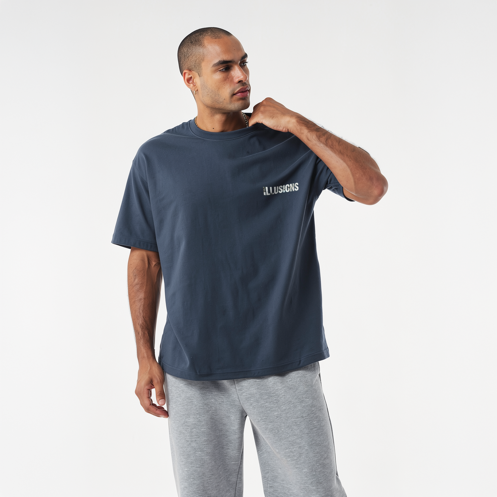 Illusions Oversized Graphic Tee